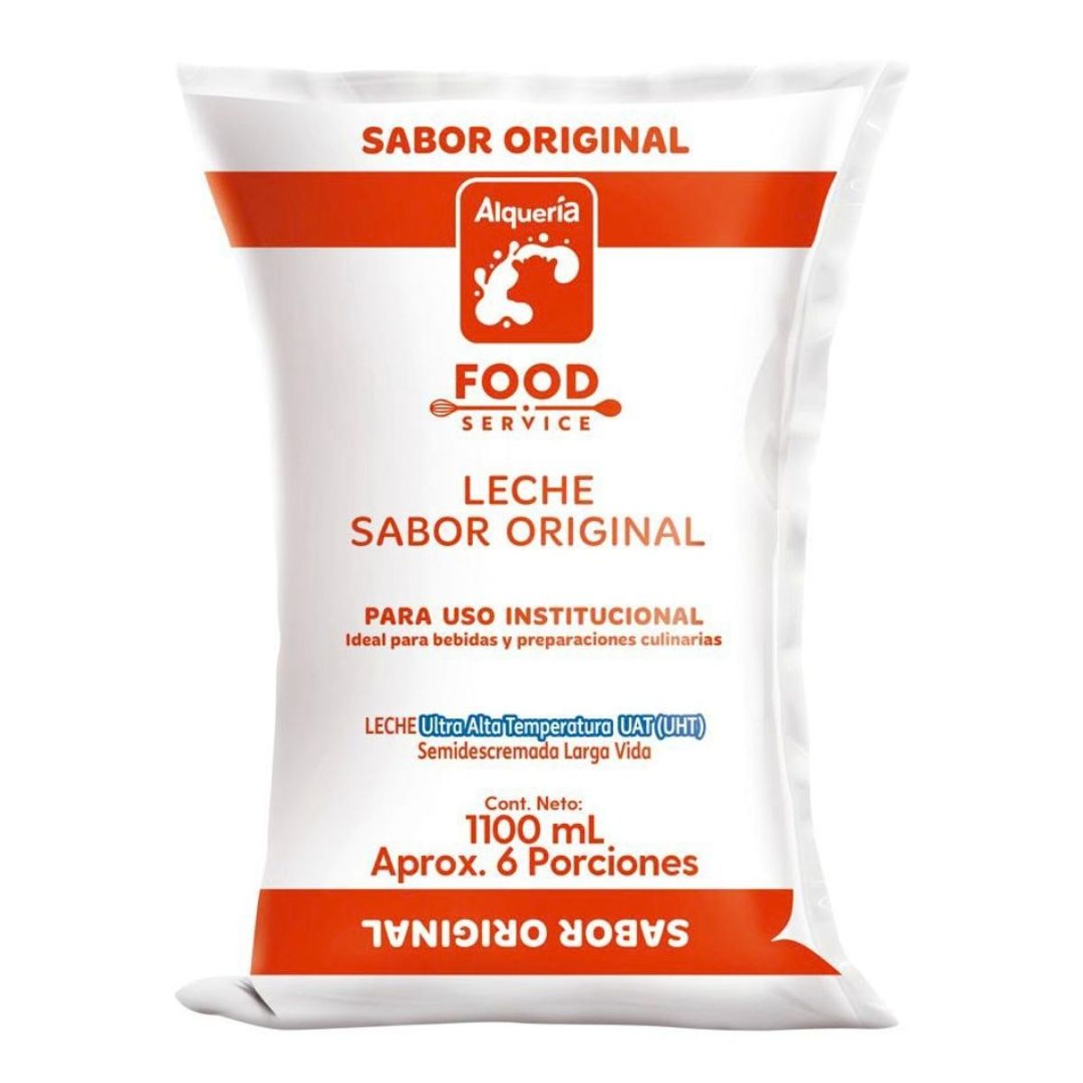 10X Leche Sabor Original Semidescremada Alqueria x 1100 Ml