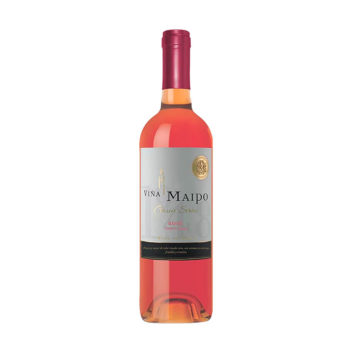 10X Vino Rosado Maipo Classic Series Rosé Chileno x 750 Ml