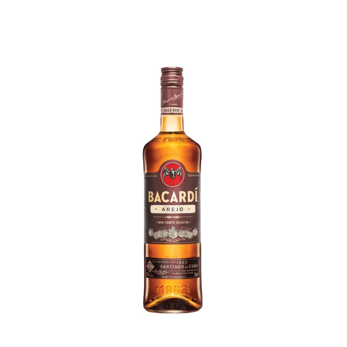 10X Ron Bacardí Añejo x 750 Ml
