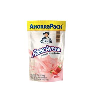 Frescavena Quaker Fresa 440 Gr x 16 Und Doy Pack - Bolsa