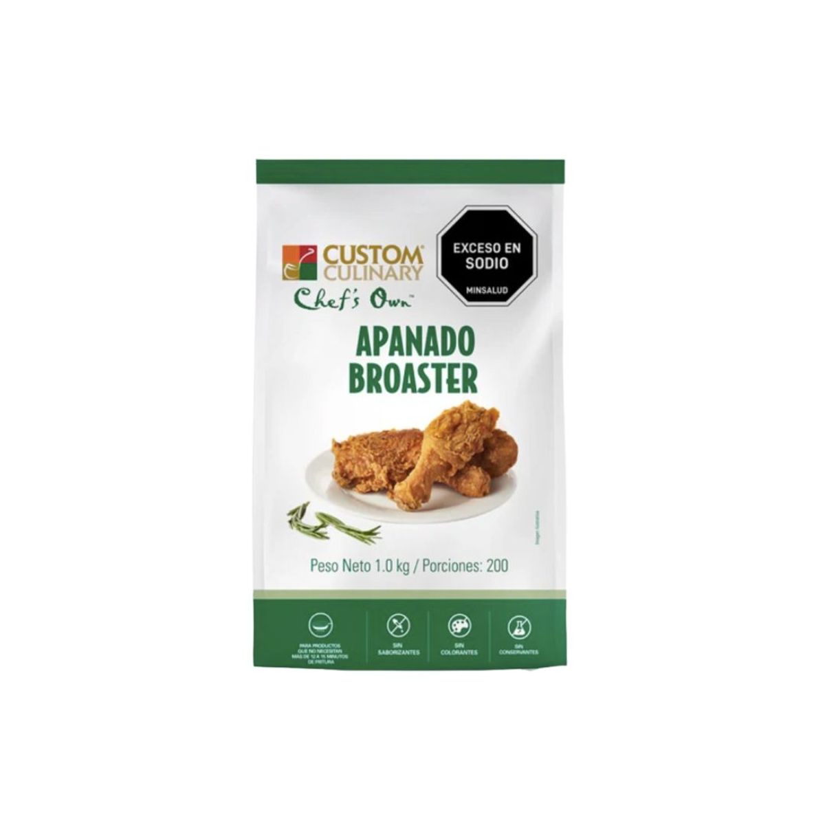 10X Apanado Tipo Broaster Zafrán x 1000 Gr Bolsa