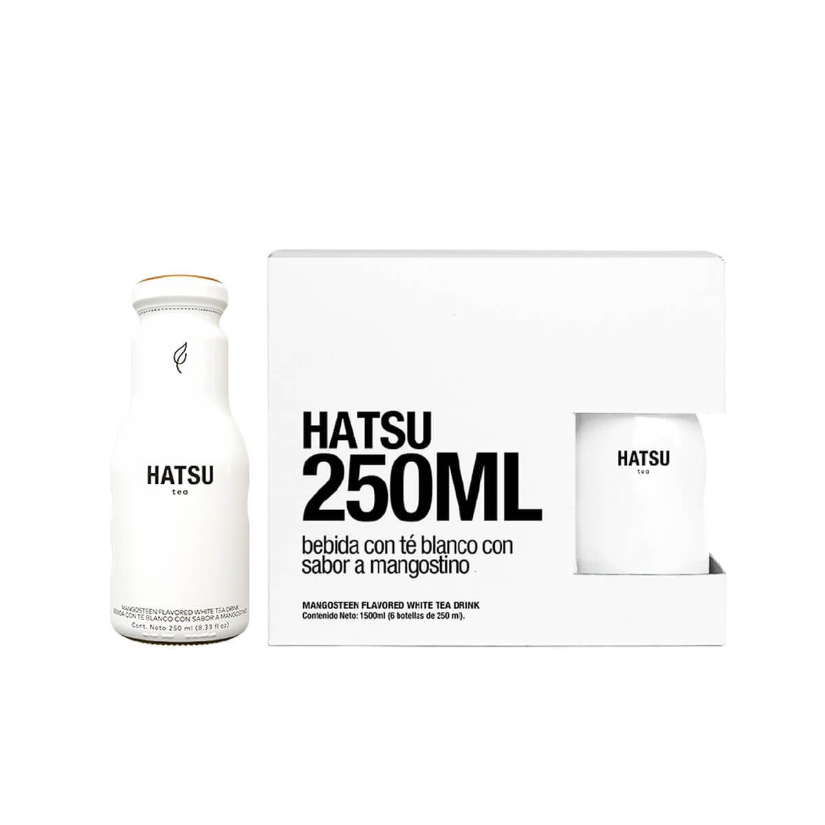 10X Té Hatsu Blanco x 6 Und x 250 Ml Botella