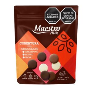 Cobertura Chocolate Semiamargo Maestro x 1000 Gr Moneda - Unidad