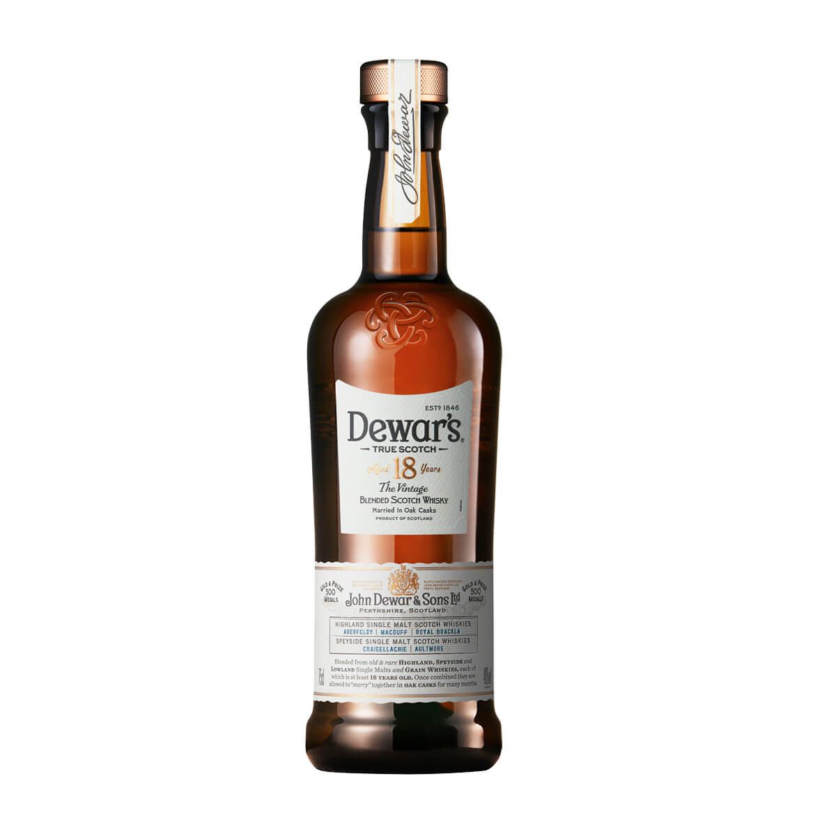 10X Whisky Dewar`s 18 Años x 750 Ml