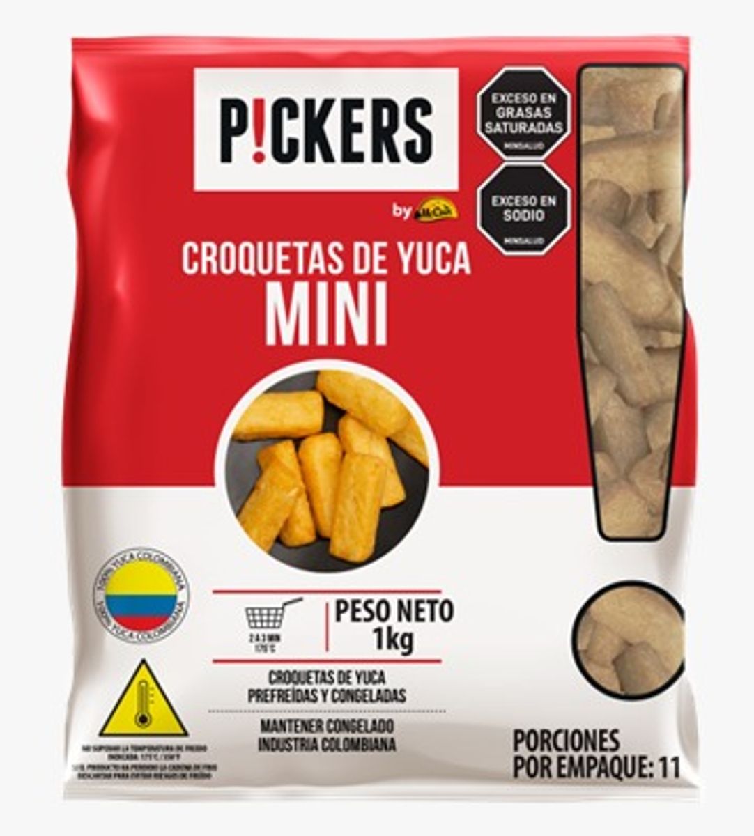 10X Croqueta De Yuca Mini McCain Bolsa x 1 Kg
