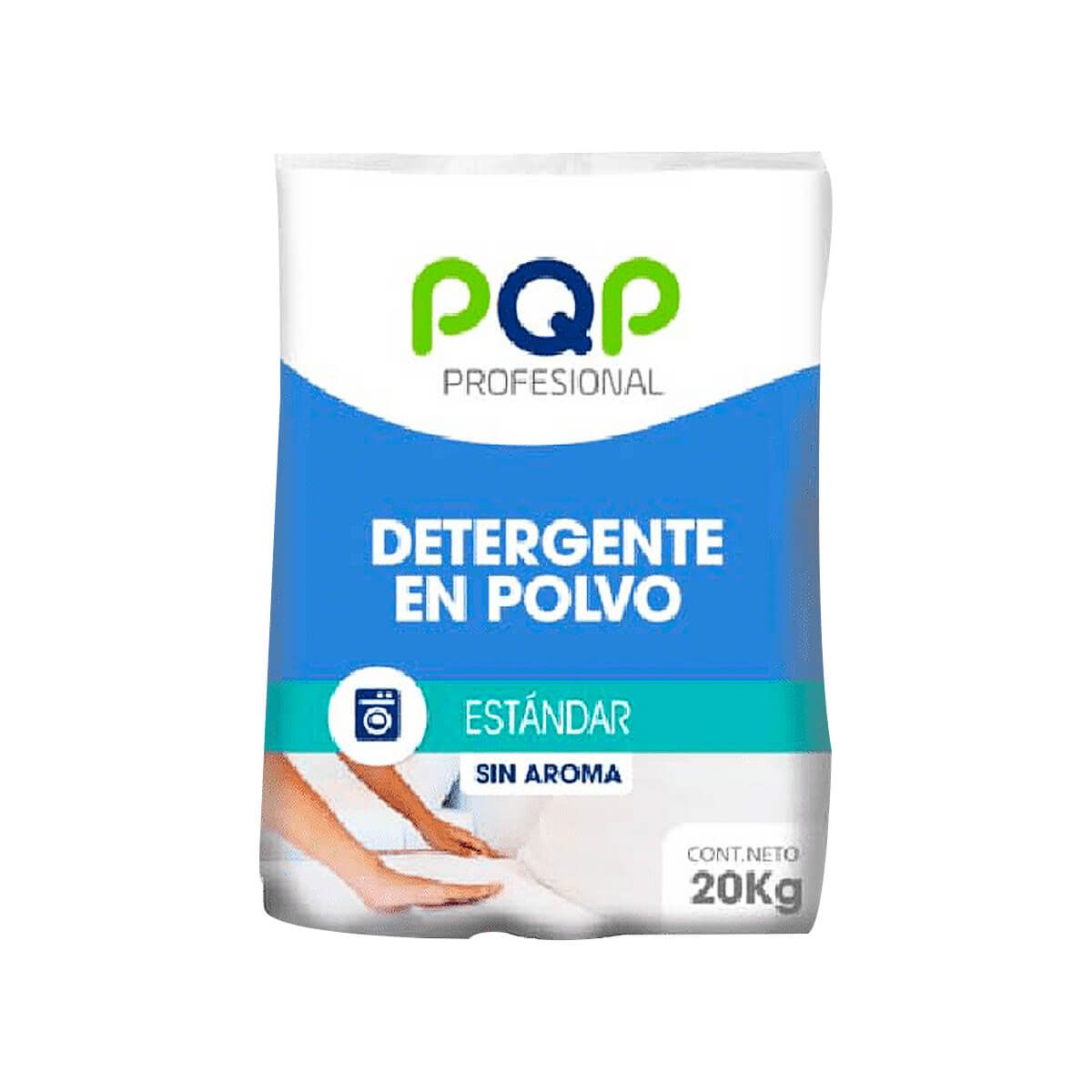 10X Detergente En Polvo Neutro PQP x 20 Kg