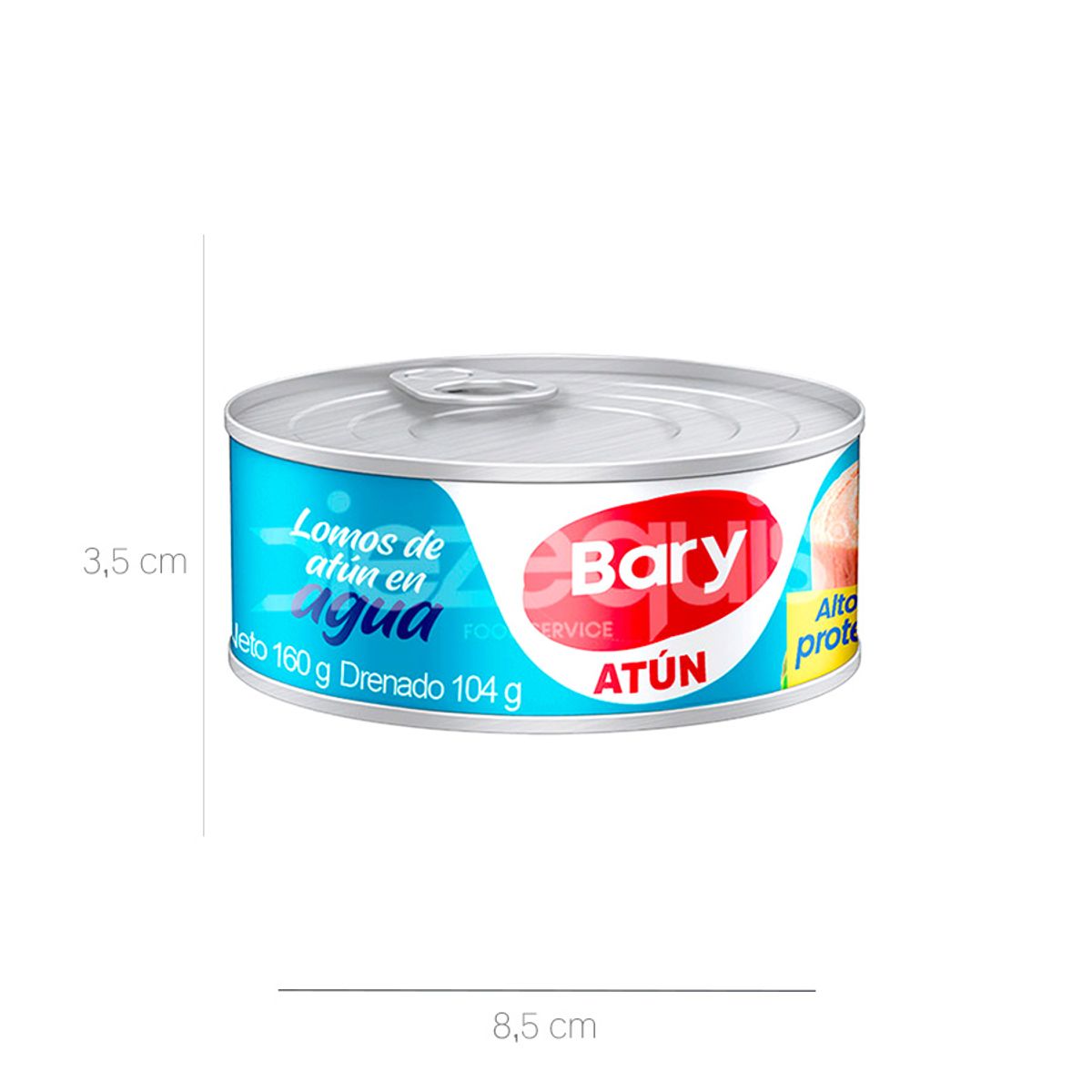 10X Atun Lomitos En Agua Bary x 160 G Lata