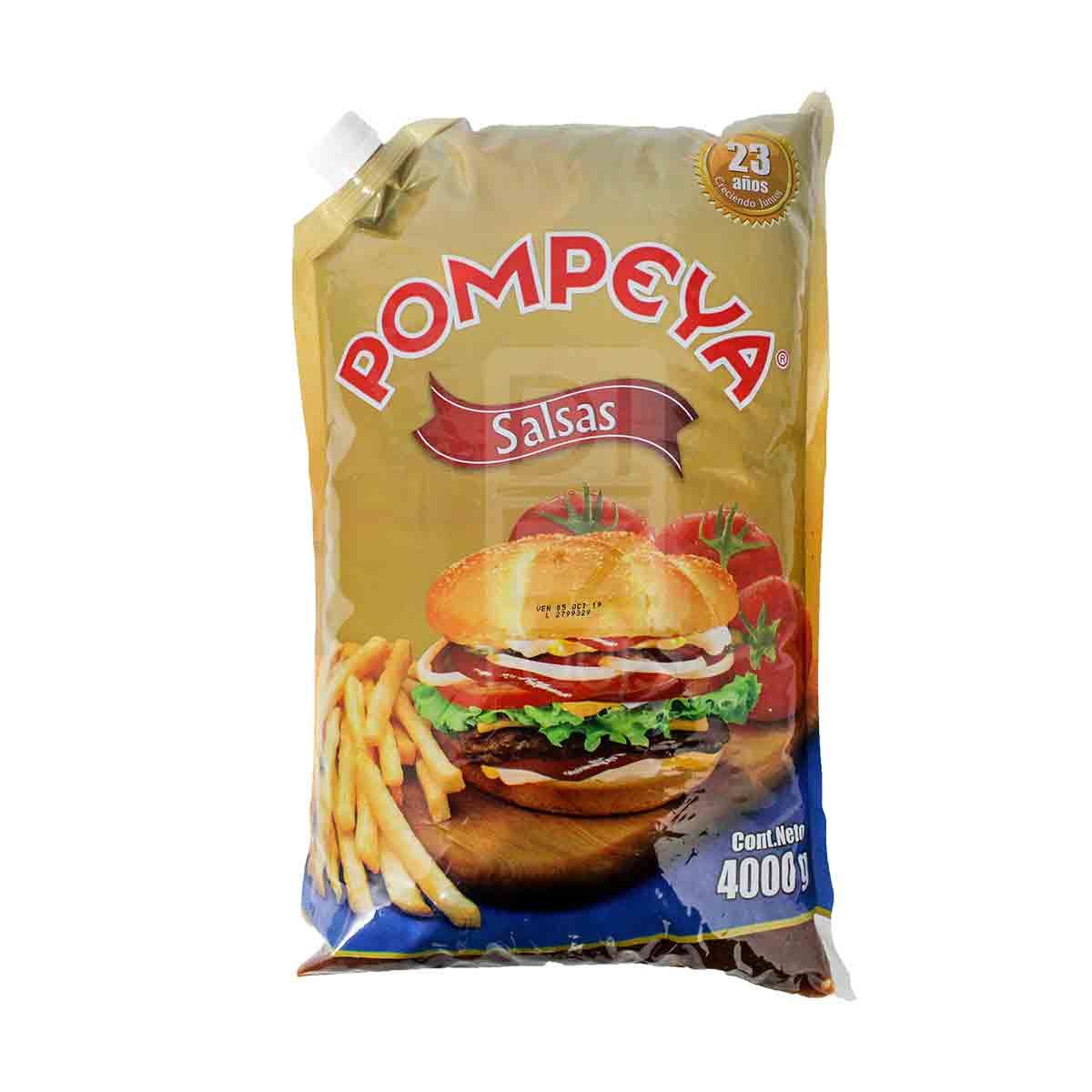 10X Salsa BBQ Pompeya x 4000 Gr Bolsa