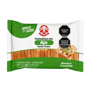 Tostaditas Con Ajo Susanita x 250 Gr Bolsa - Bolsa