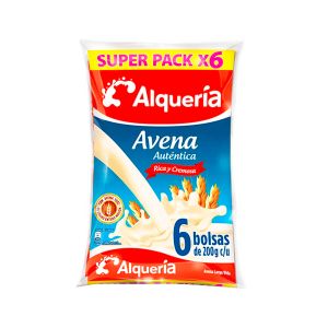 Avena Auténtica Alquería x 200 Ml Sixpack Bolsa - Unidad