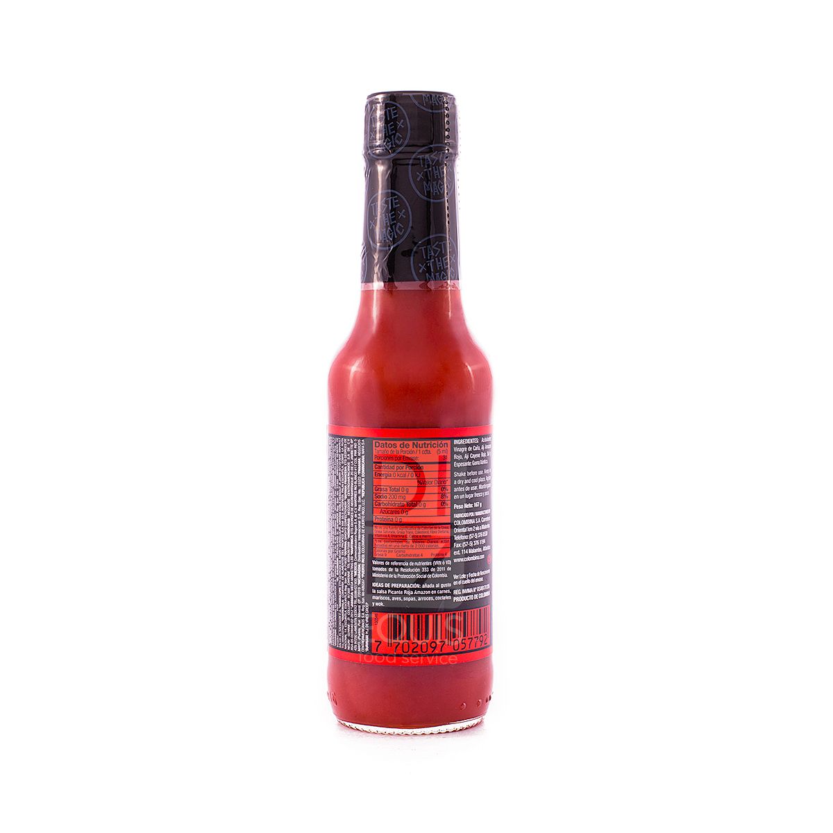 10X Salsa Amazon ROJA Picante x 155 Ml Vidrio