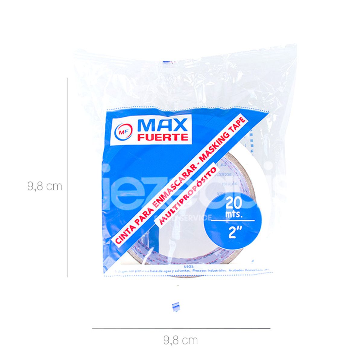 10X Cinta Max Fuerte Empaque 2 X 20Yds 48Mm X 20Yardas