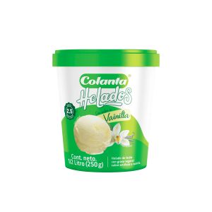 Helado Colanta De Vainilla x 500 Ml Neto 250 Gr - Unidad