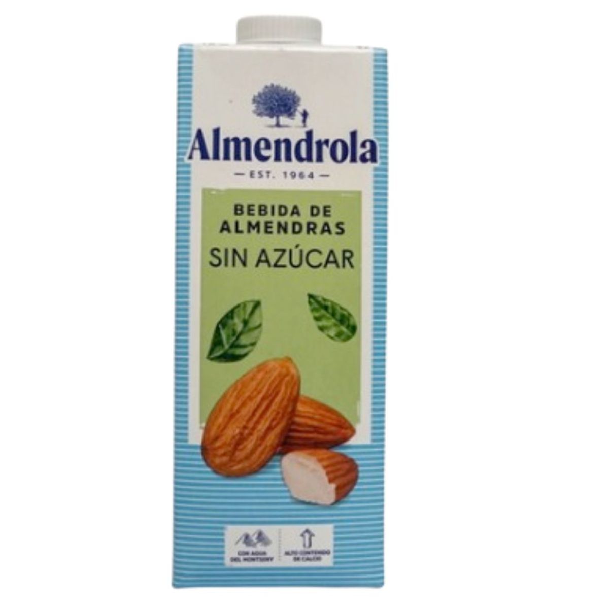 10X Leche de Almendras Almendrola Sin Azúcar x 1000 Ml Tetrapack