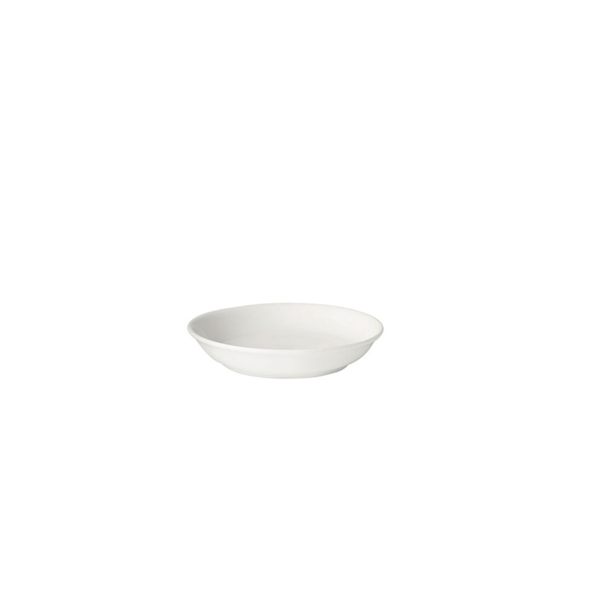 10X Mantequillero De Porcelana De 8.6 Cm Corona Actualite Blanco x 1 Und
