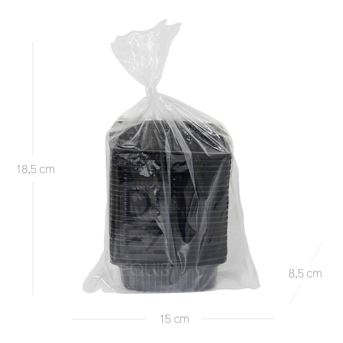 10X Estuche Deli 12 Oz Con Tapa D-375 x 25 Unidad x Paquete