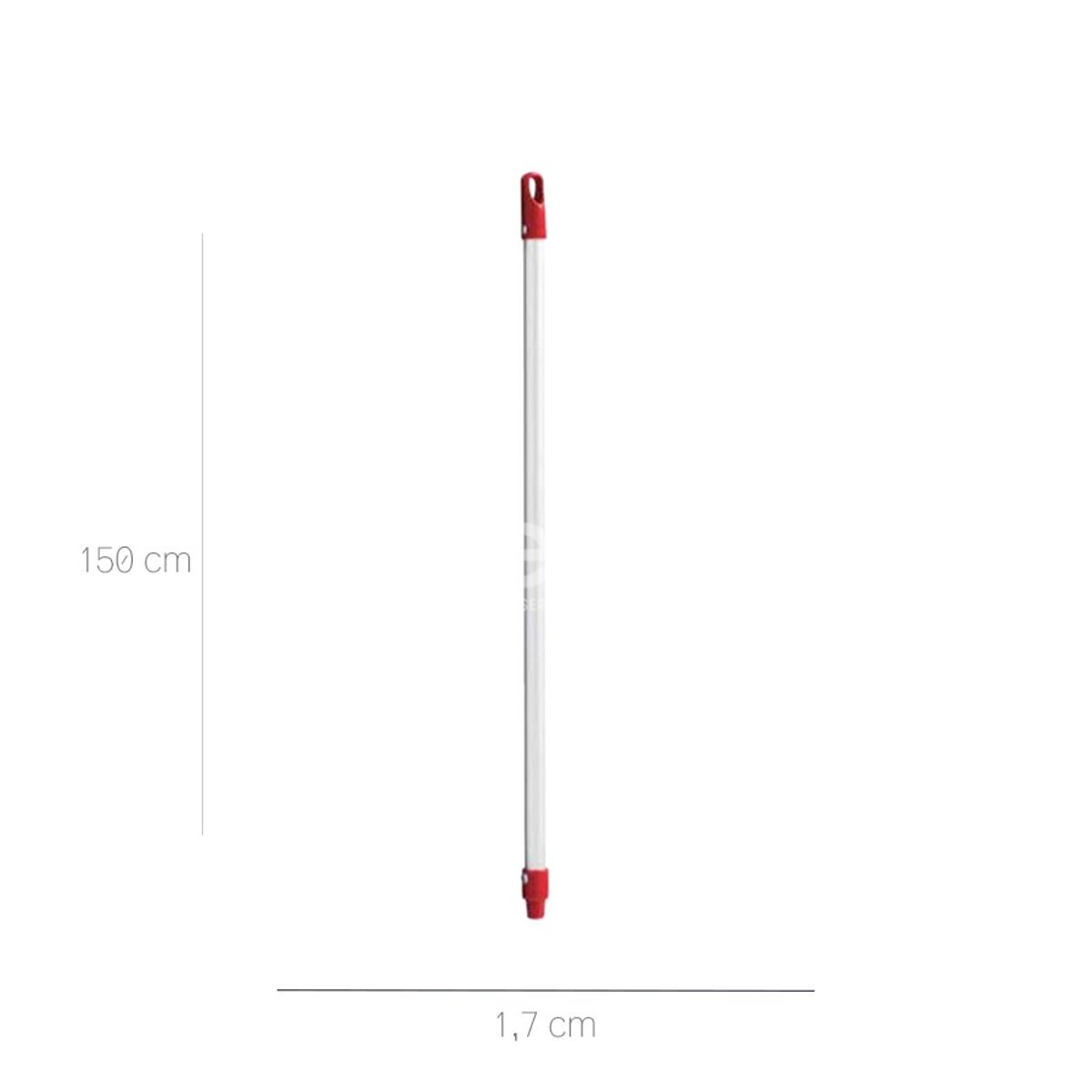 10X Cabo En Aluminio Repuesto Task Pro x 1.50 Mts Rojo