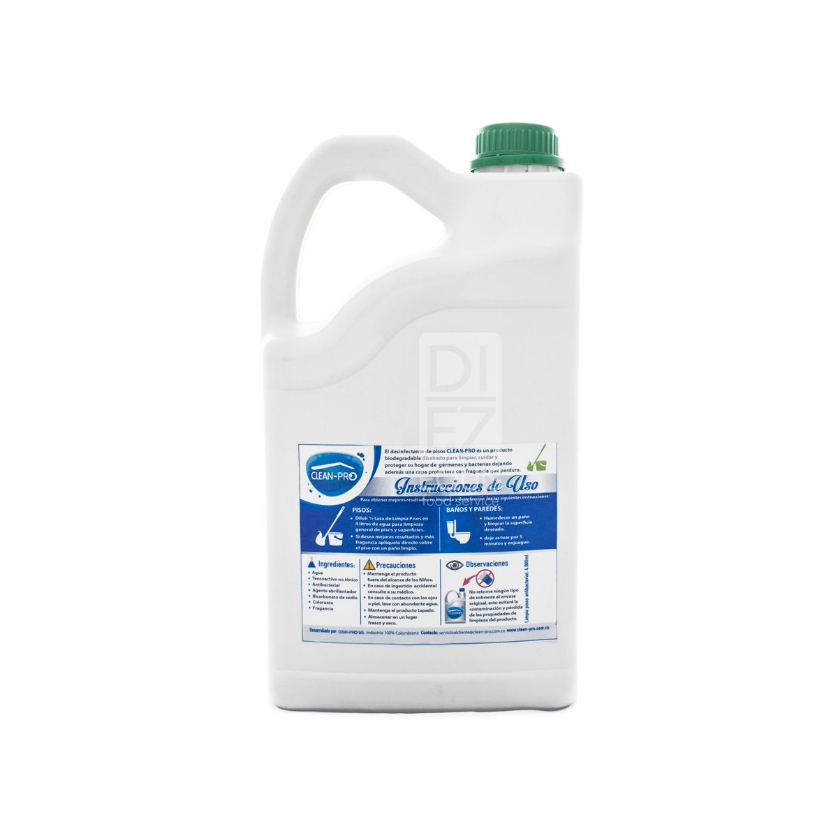 10X Desinfectante Limpia Pisos Lavanda Clean Pro x 4000 Ml