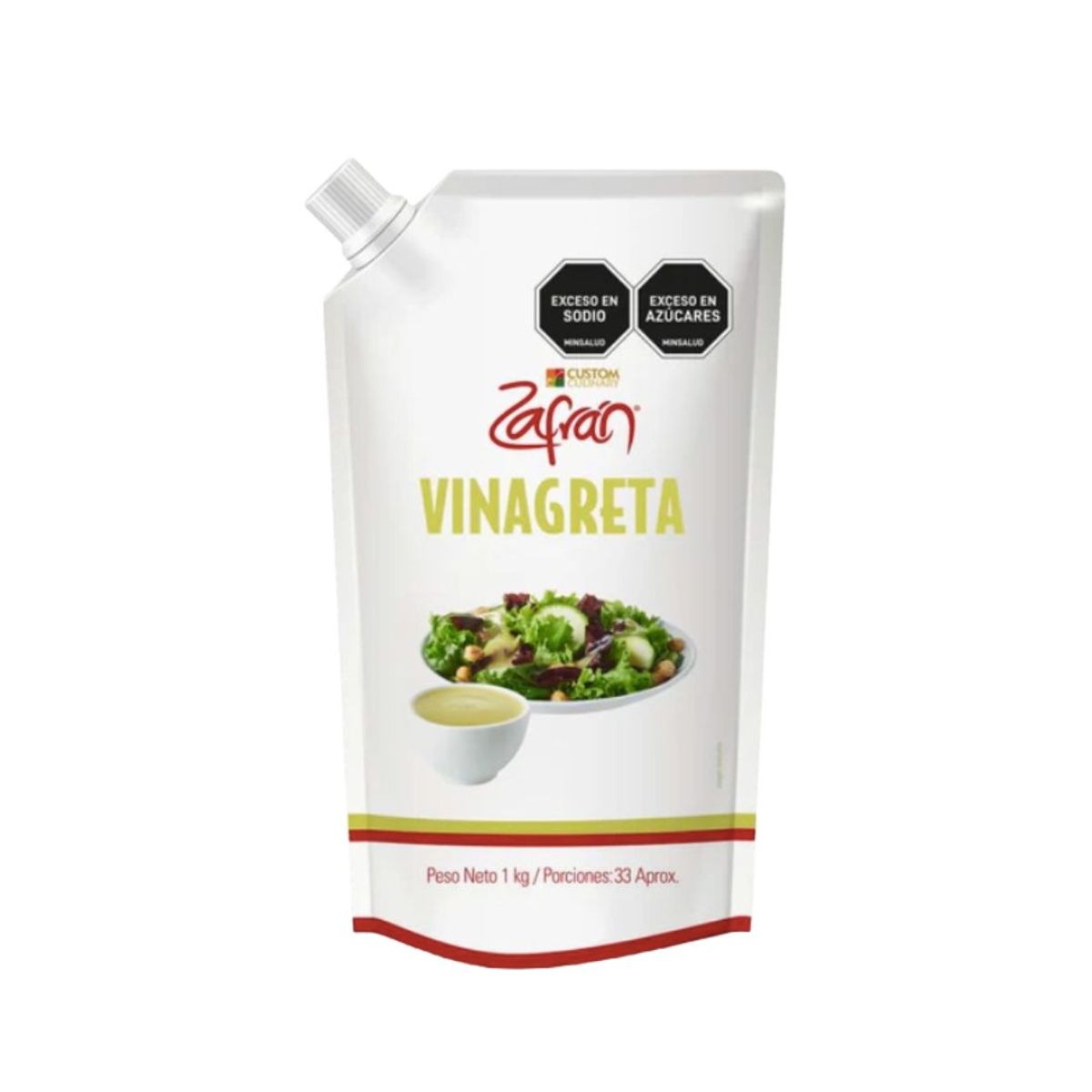 10X Vinagreta Zafrán x 1000 ML Bolsa