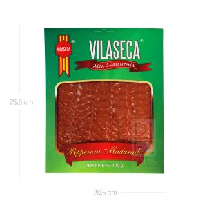 Madurado Pepperoni Vilaseca x 100 Gr Tajado Caja - Paquete