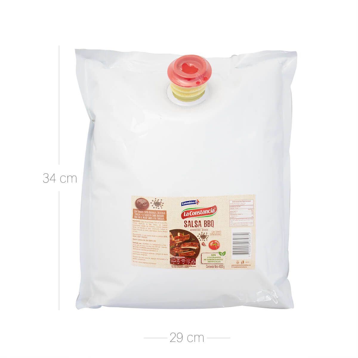 10X Salsa BBQ La Constancia x 4000 Gr Bolsa