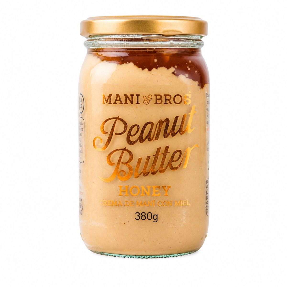 10X Mantequilla de Maní Con Miel Mani Bros x 380 Gr