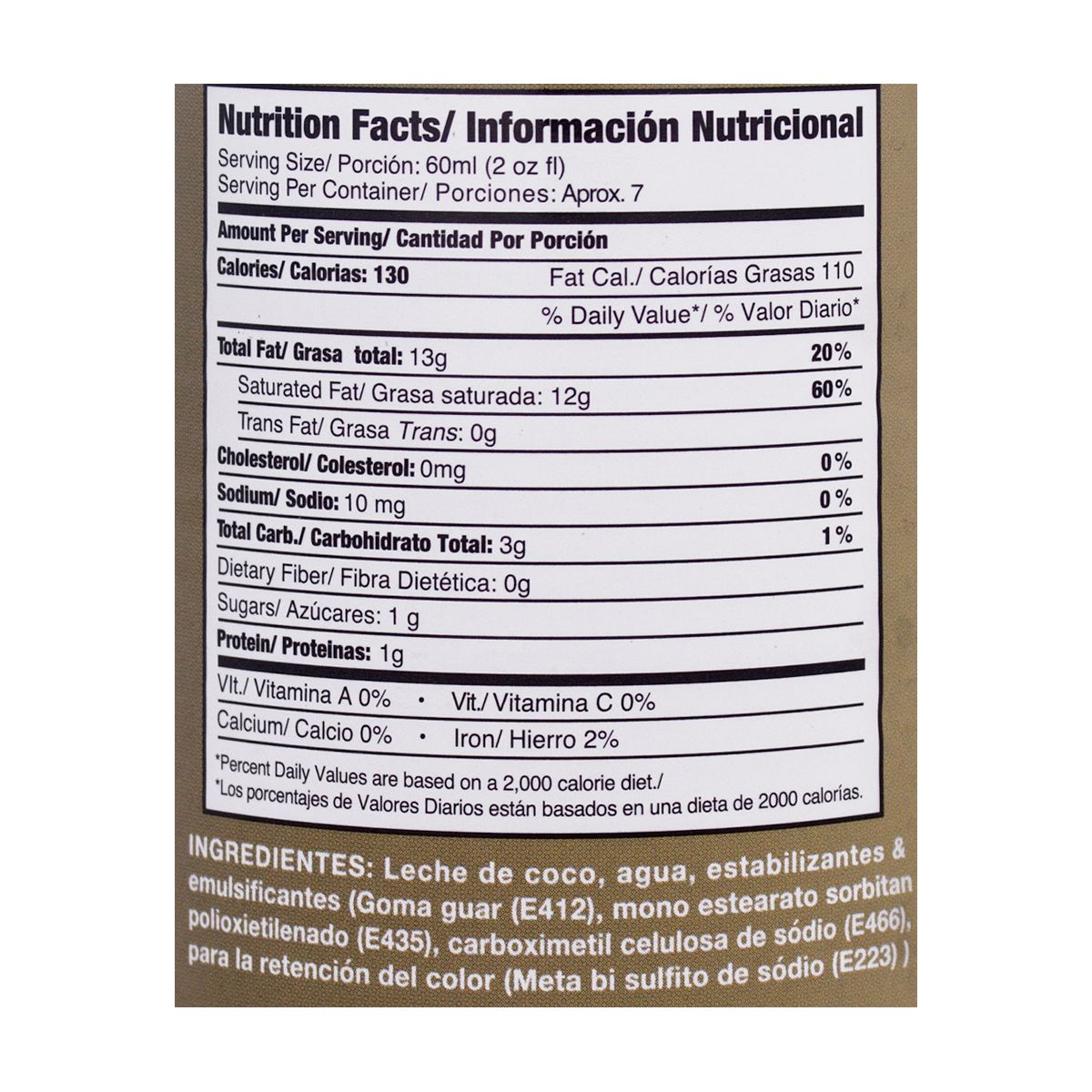 10X Crema De Coco Kari x 400 ML Lata