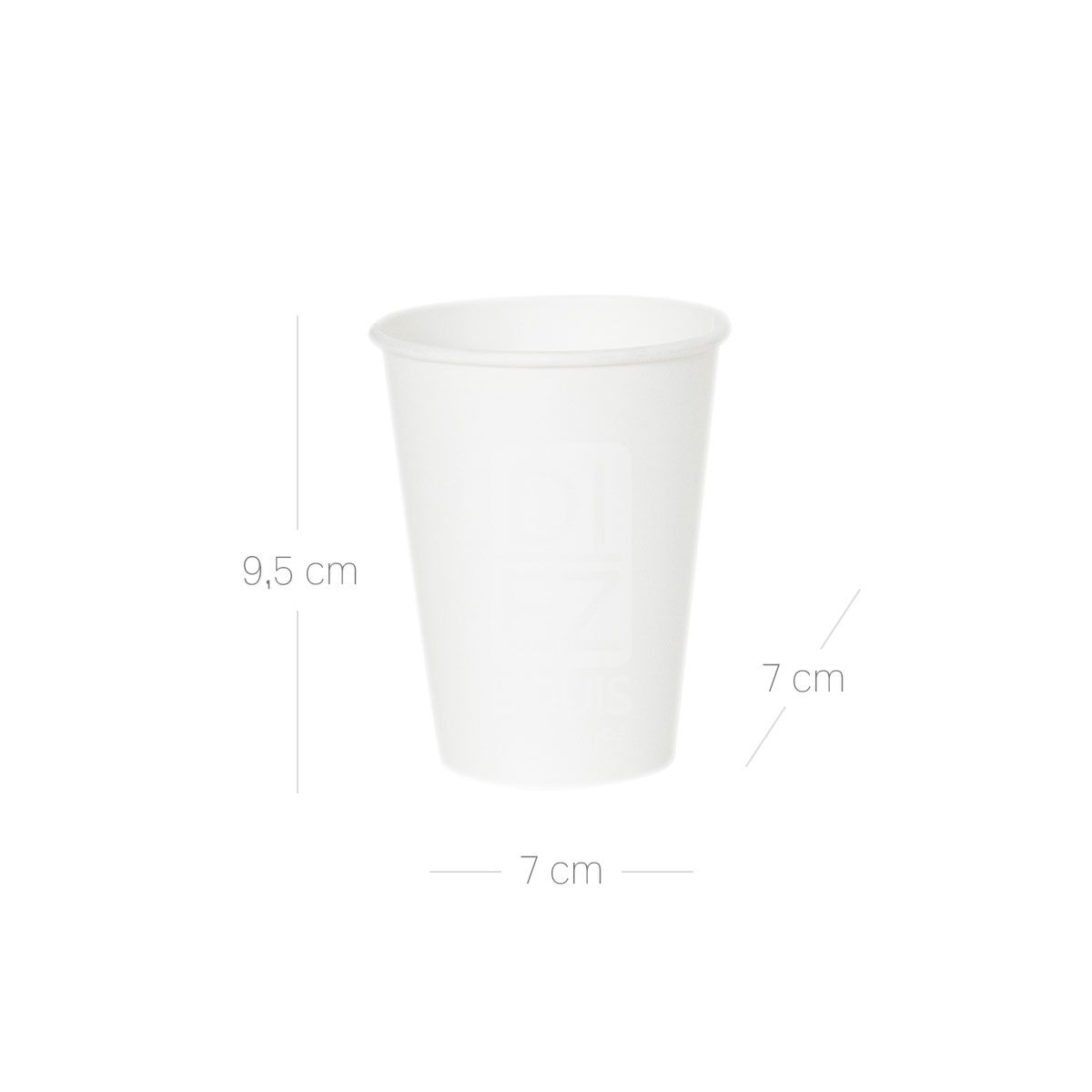 10X Vaso Ecológico Bebidas Calientes Envases Puros 9 Oz x 50 und Paquete