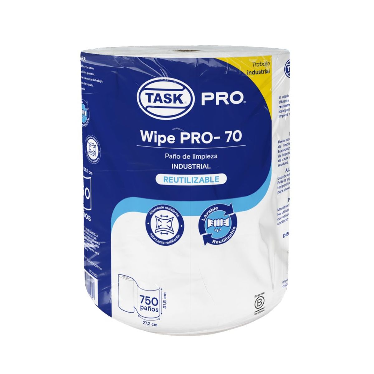 10X Limpion Industrial Wipe Pro 70 Task Pro x 750 Paños