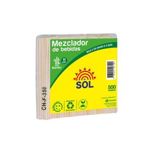 Mezclador Bambu El Sol x 11 Cm x 500 und Paq - Unidad