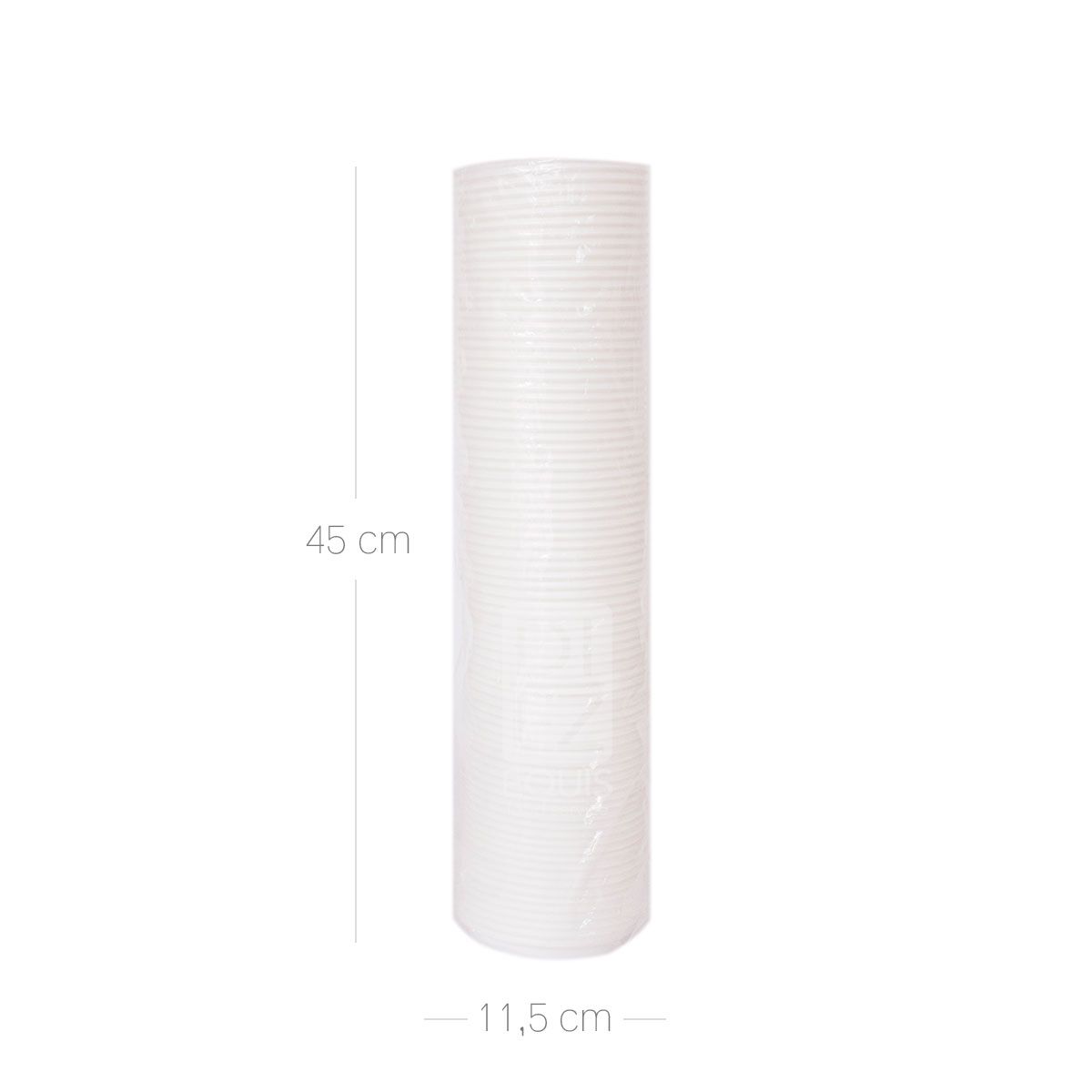 10X Tapa Para Vaso Ecológico 9 Oz Blanca Envases Puros x 80 Und