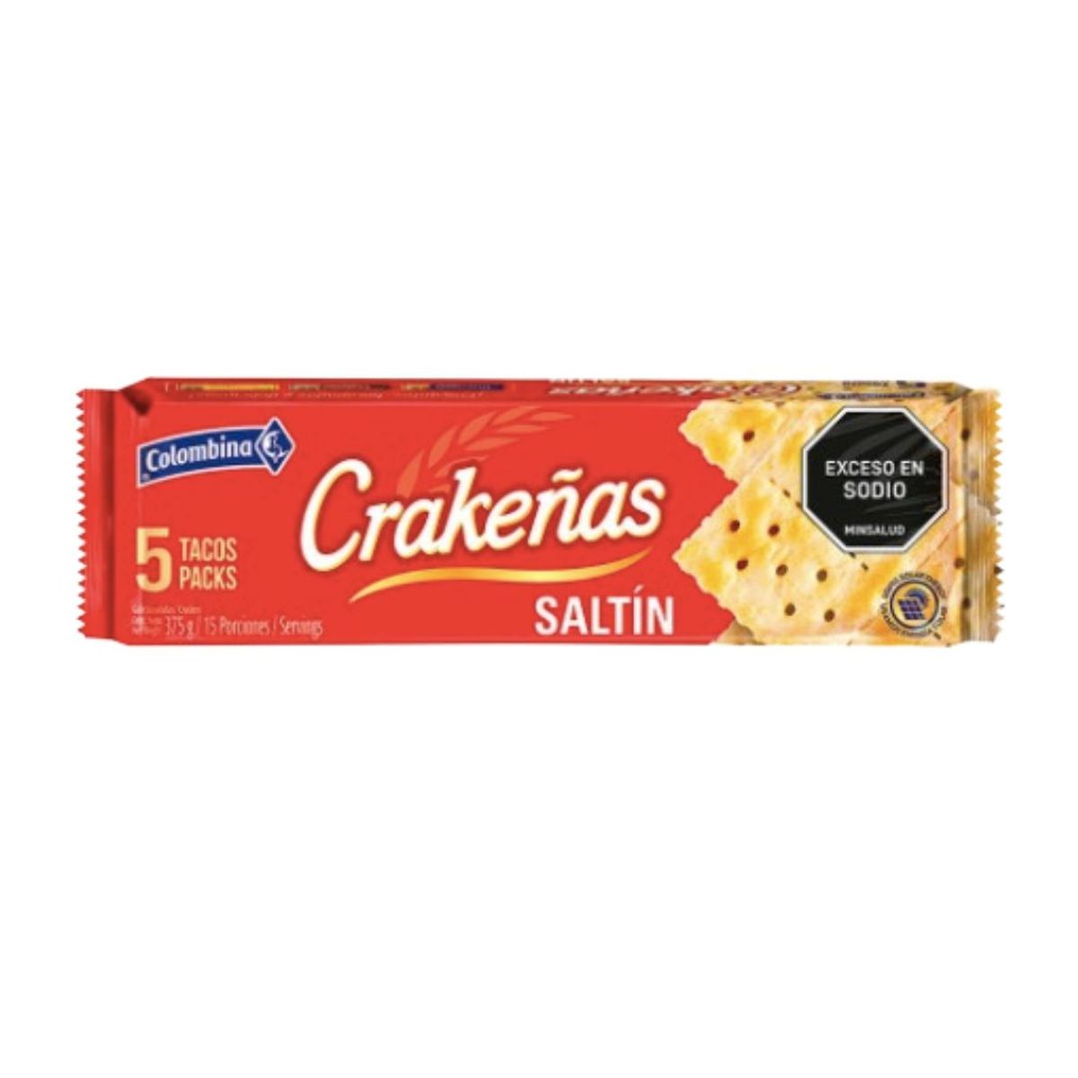 10X Galletas Crakeñas Saltin x 375 Gr