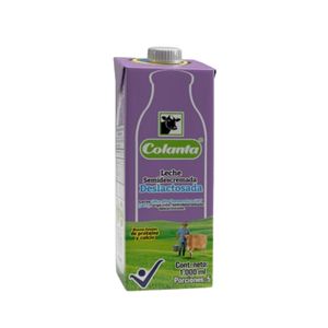 Leche UHT Deslactosada Semidescremada Colanta x 1000 Ml Tetrapack - Unidad