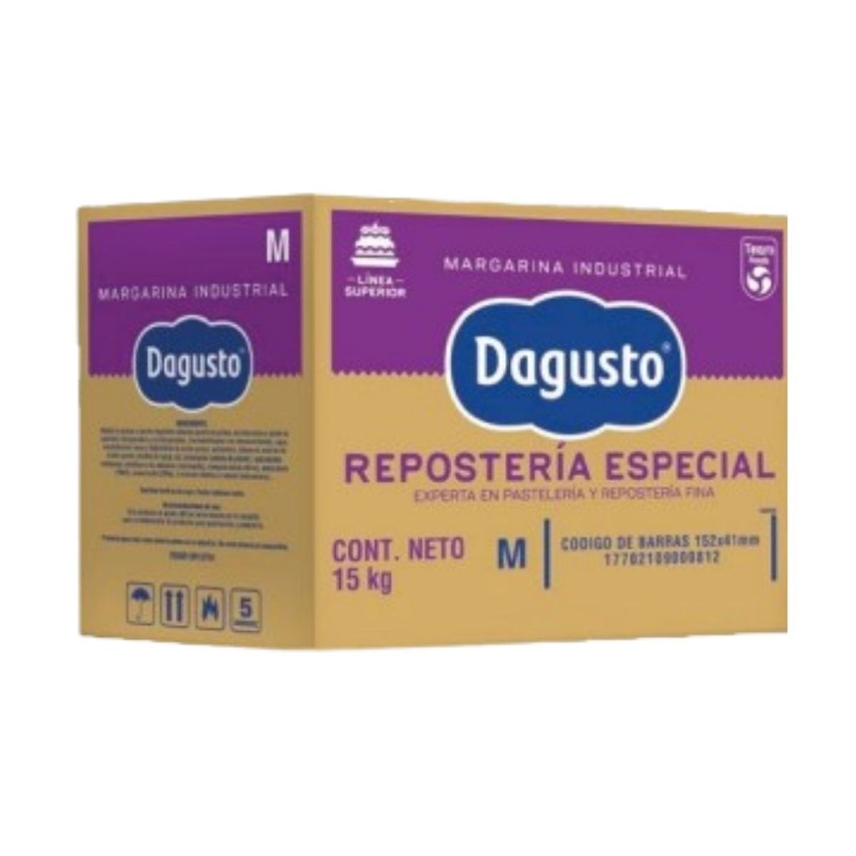 10X Margarina Reposteria Especial CM Dagusto x 15 Kg
