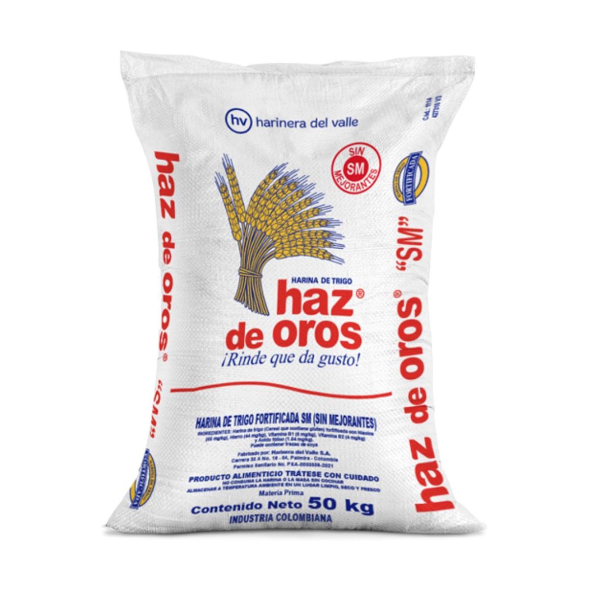 10X Harina de Trigo SM Haz de Oros Saco x 50 Kg