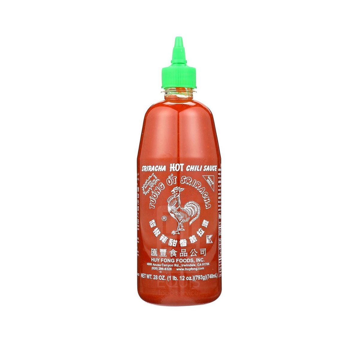 10X Salsa De Chili Siracha Hot JFC x 793 G Pet