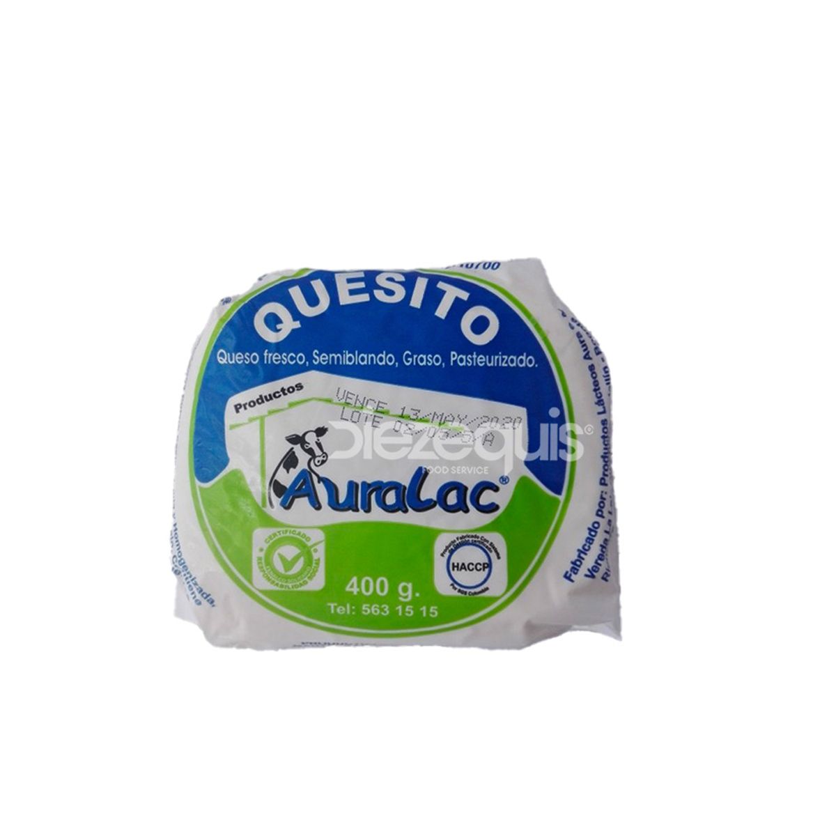 10X Quesito Auralac x 400 Gr