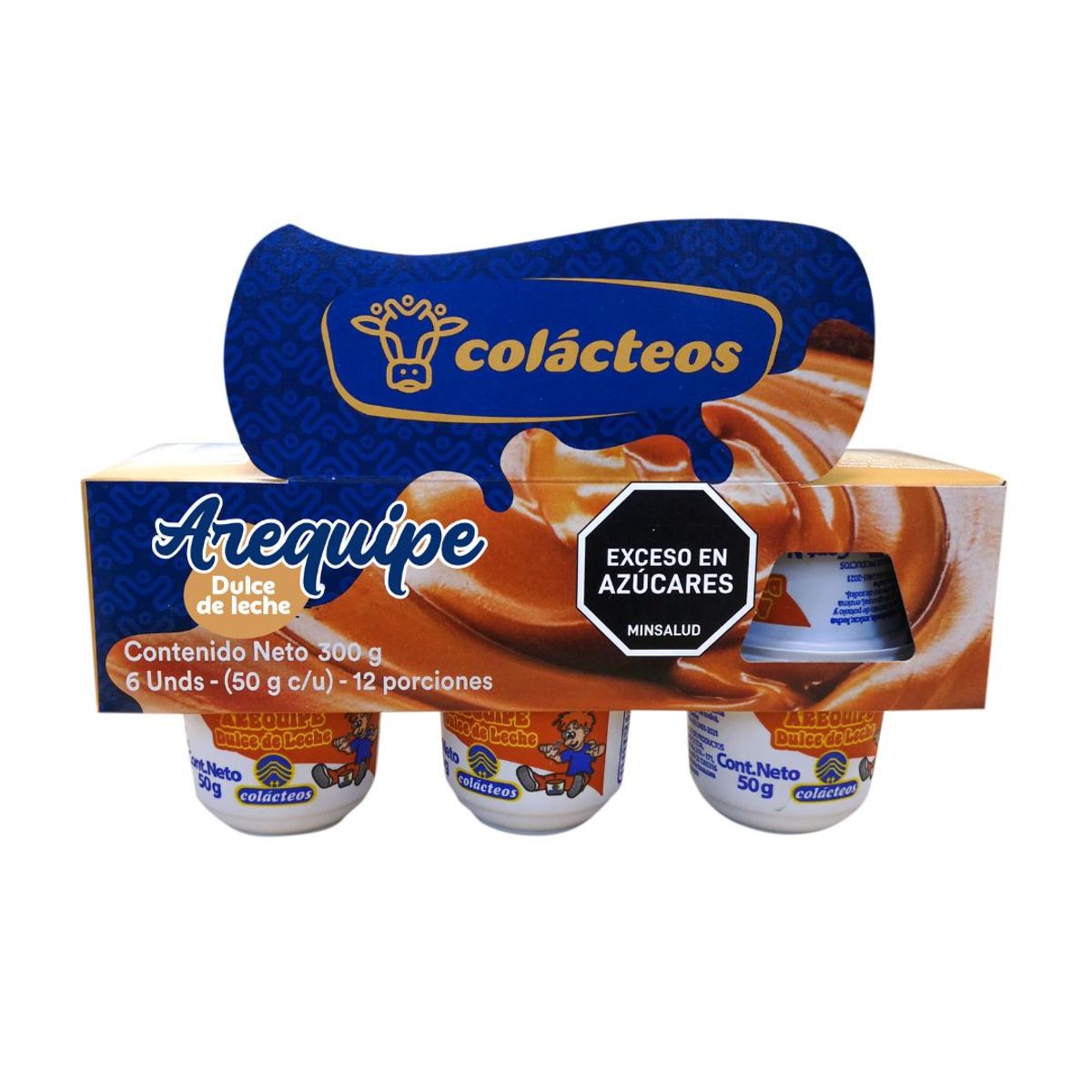 10X Arequipe Industrial Colácteos 50 Gr x 6 Und