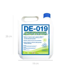 Desengrasante Industrial Para Equipos De Alto Tráfico DE-019 Chemistry x 4 Litros Galon - Unidad