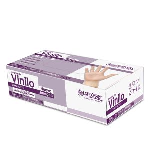 Guante Manipulación Vinilo Eco / Latexport Talla S x 100 Und Caja - Caja