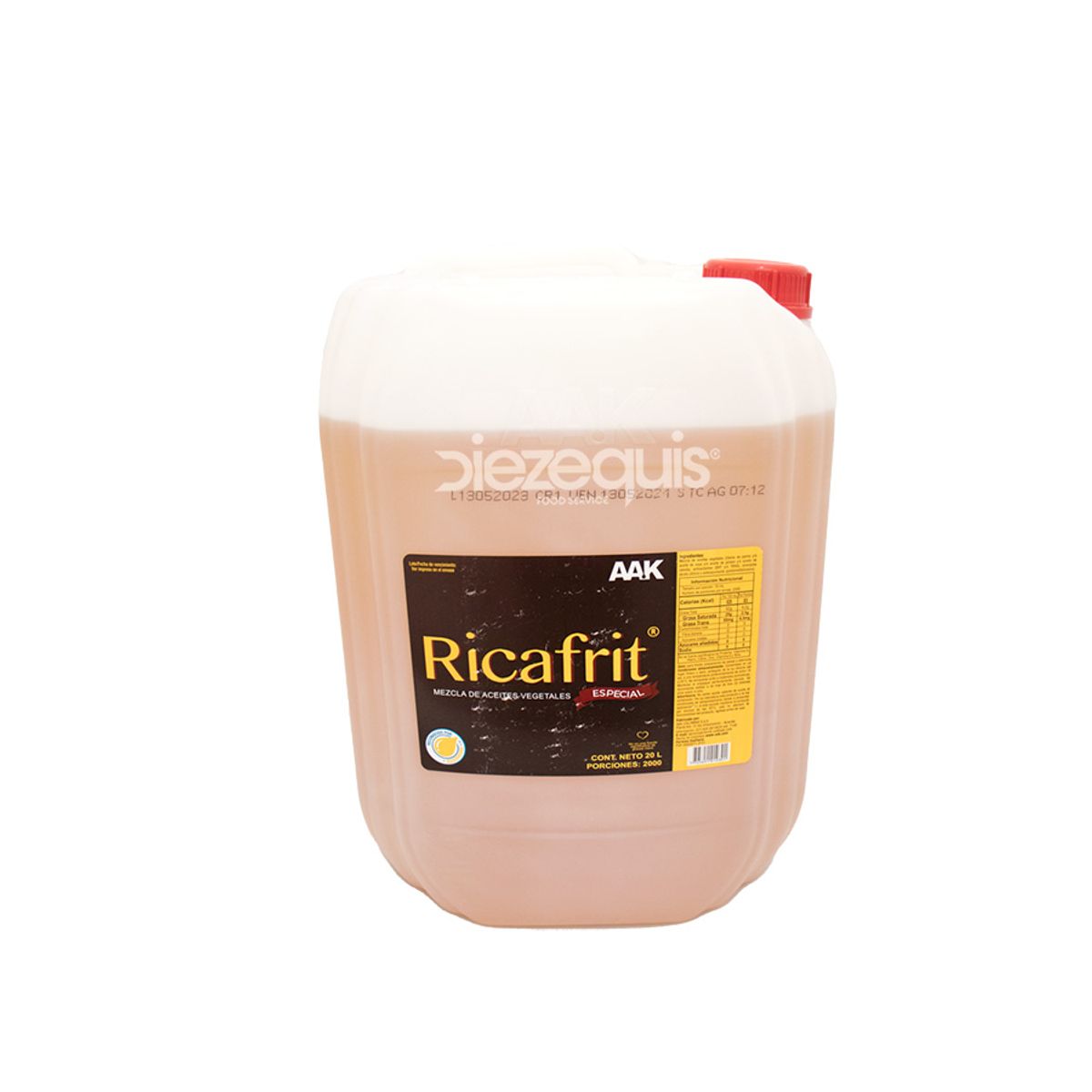 10X Aceite De Alta Temperatura Ricafrit Frying Oil CC Bidón x 20 Lt