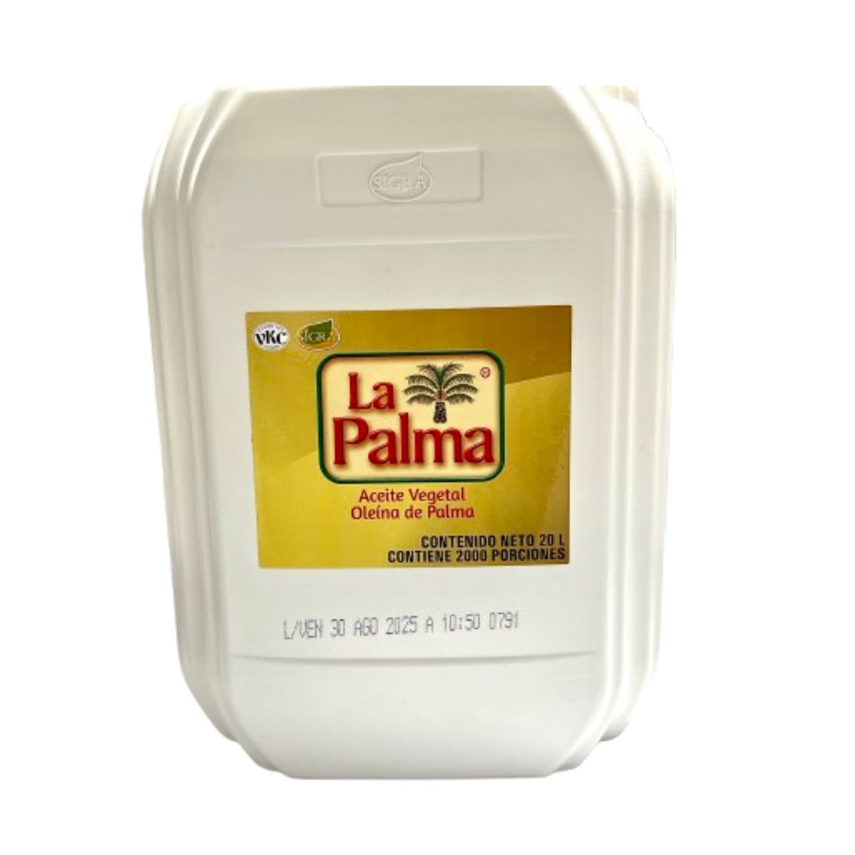 10X Aceite Vegetal La Palma Bidón x 20 Litros