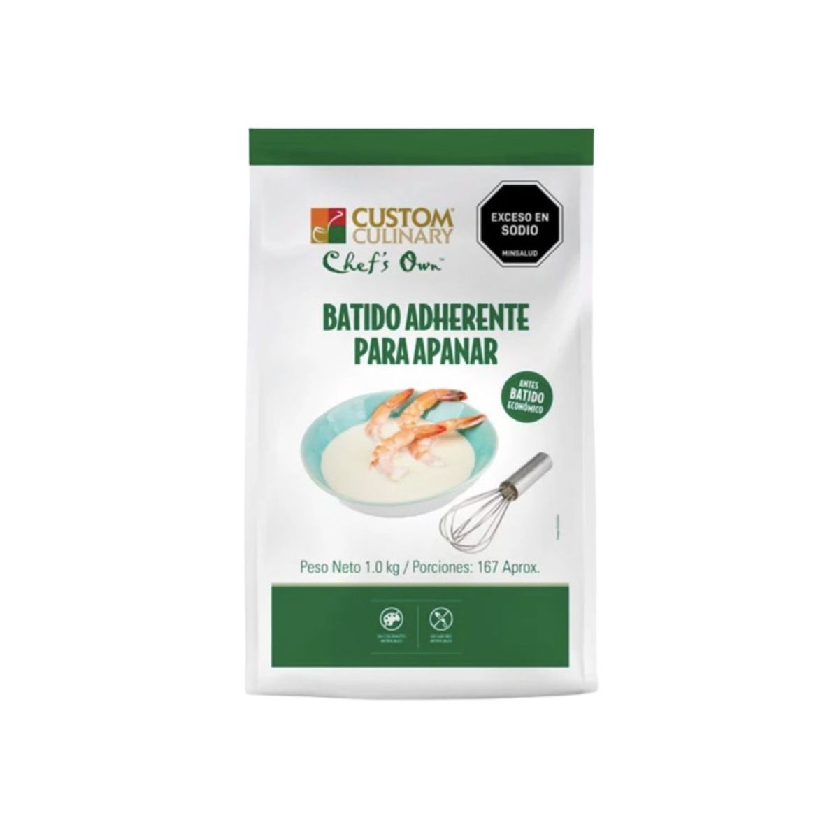 10X Batido Adherente Para Apanar Zafrán x 1000 Gr Bolsa