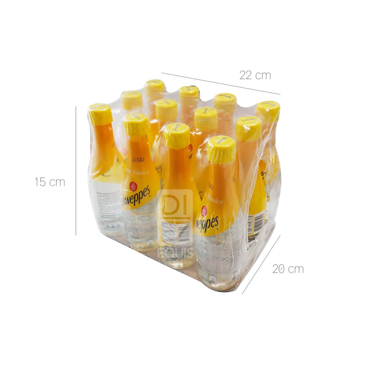 10X Tónica Schweppes x 300 Ml x 12 Und Vidrio