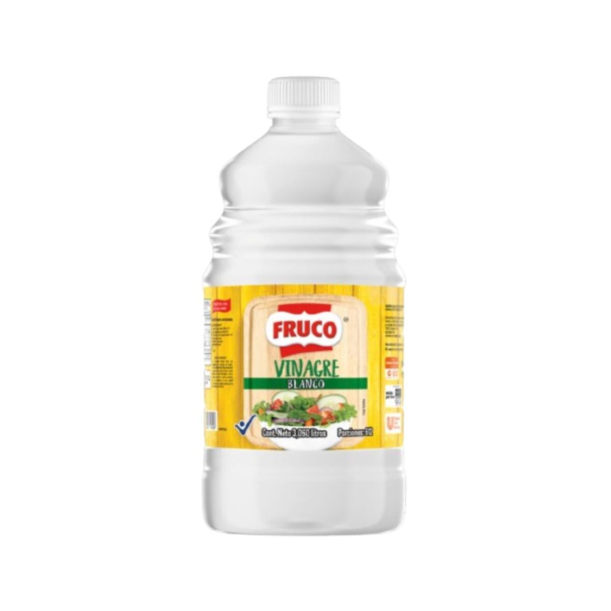 10X Vinagre Blanco Fruco Galón x 3060 Ml Pet