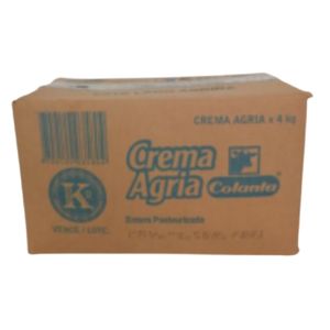 Crema Agria Colanta x 4000 Gr Caja - Caja