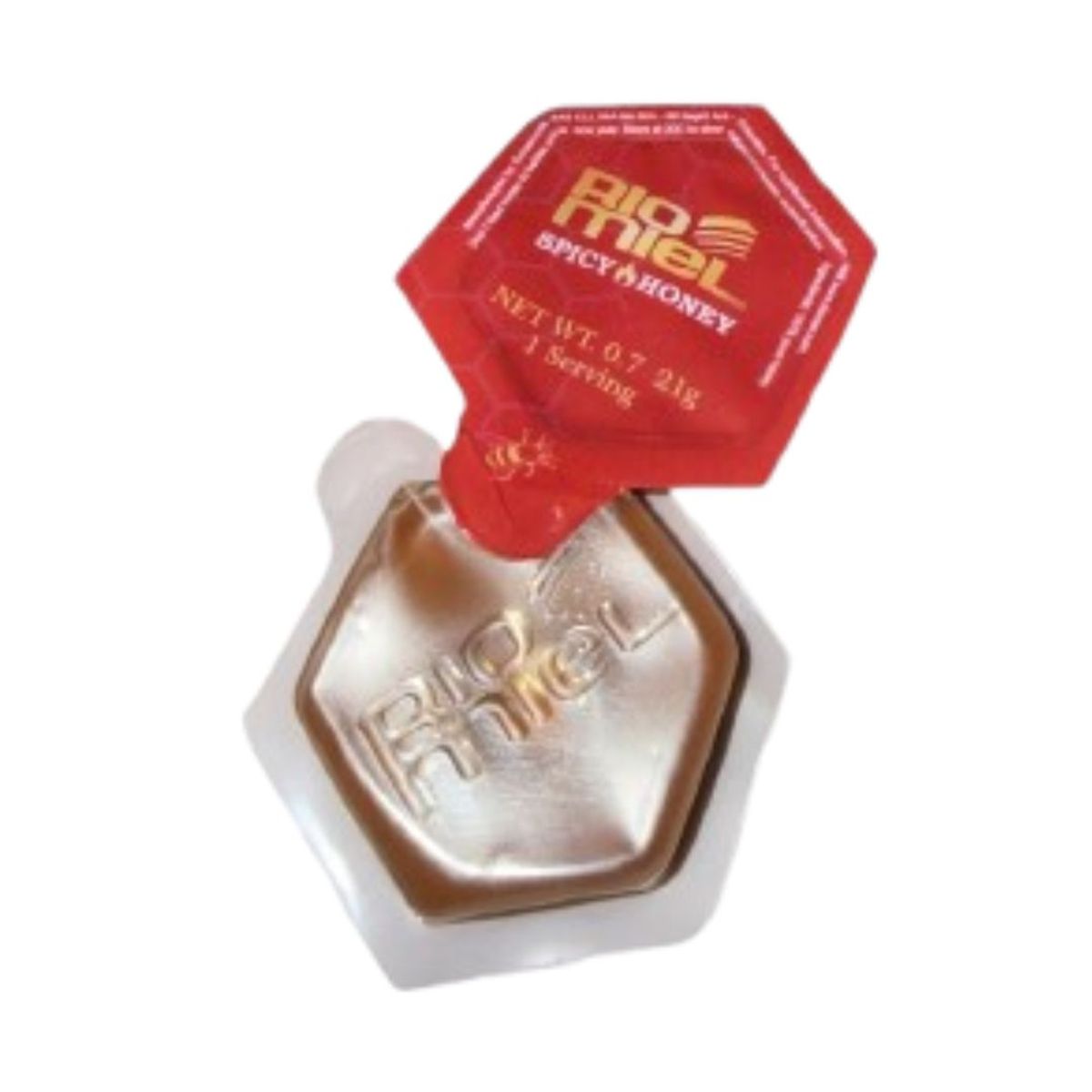 10X Miel Abejas Picante RioMiel 21 Gr x 55 Und Blister