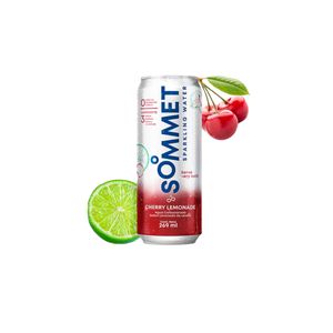 Agua Carbonatada Sommet Limonada de Cereza Lata x 310 ml Paca x 24 und - Paca - Unidad