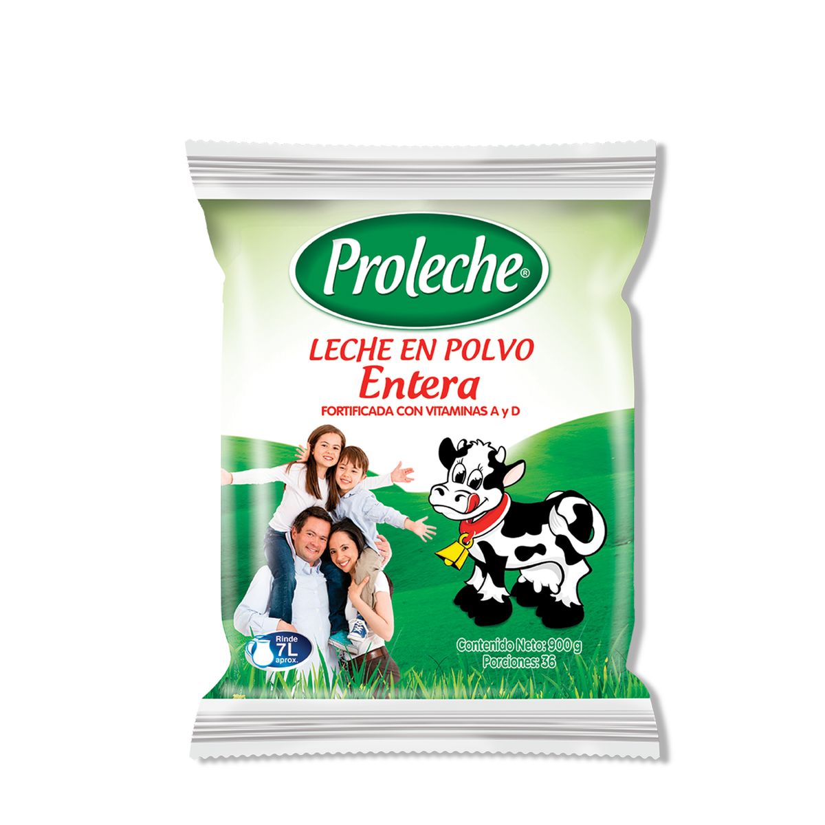 10X Leche En Polvo Proleche Entera x 900 Gr