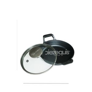 Mini Cazuela Esmaltada Con Tapa De vidrio Victoria  Caja x 6 - Unidad